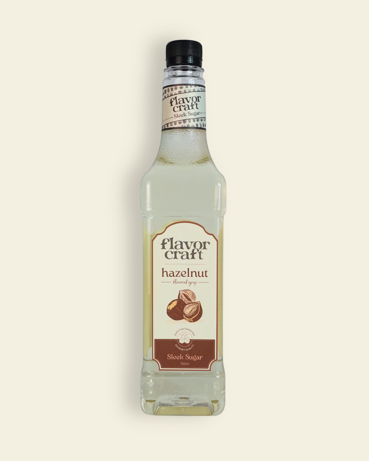 Hazelnut Flavored Syrup (Sleek Sugar)