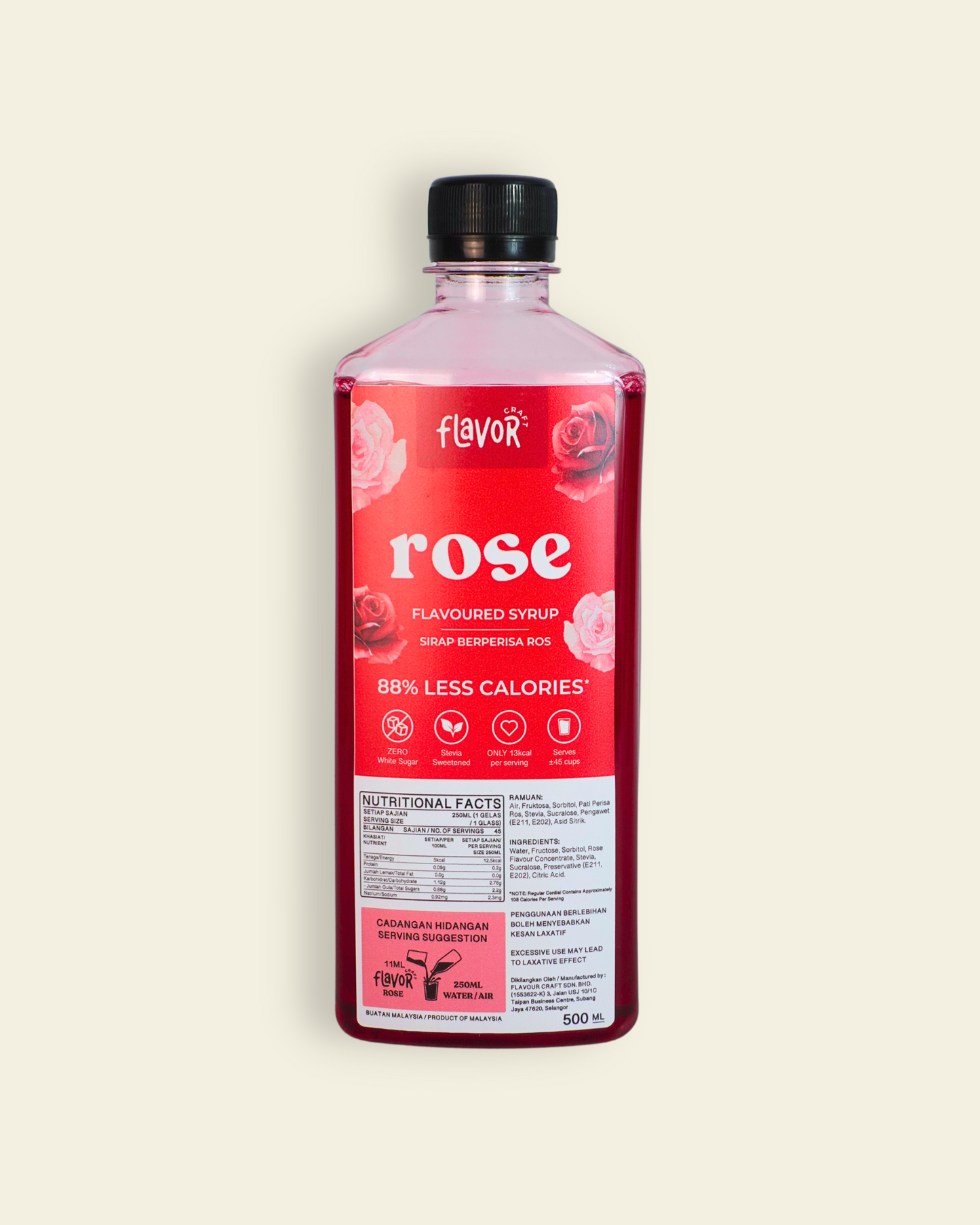 Rose Flavored Syrup