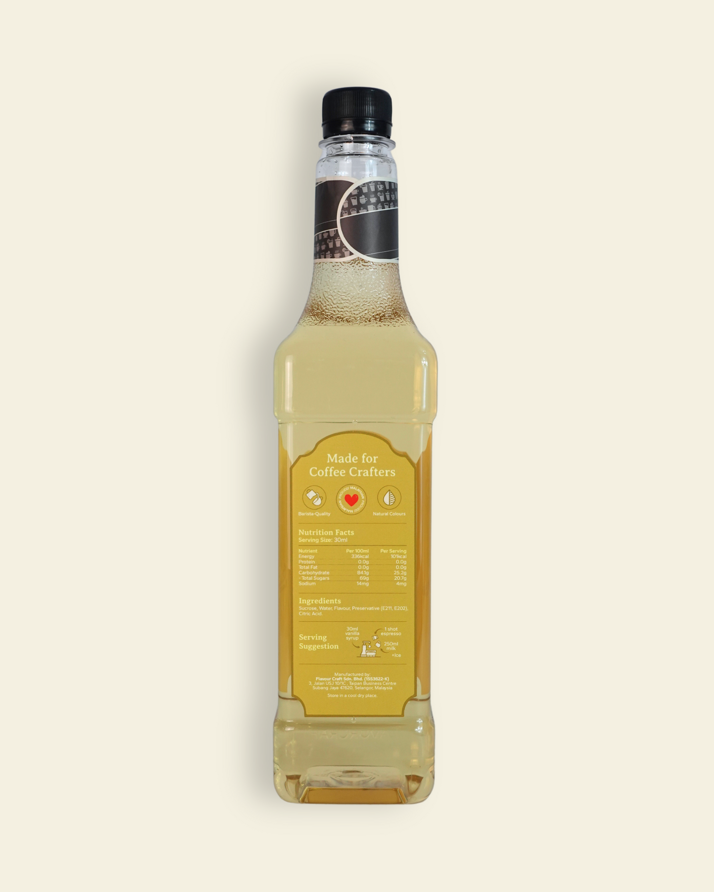 Vanilla Flavored Syrup