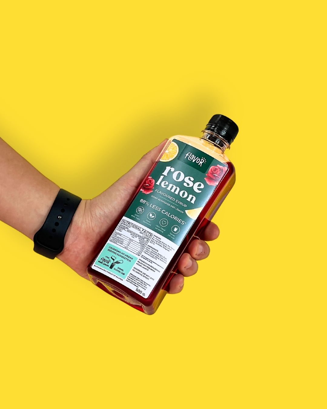 Rose Lemon Flavored Syrup